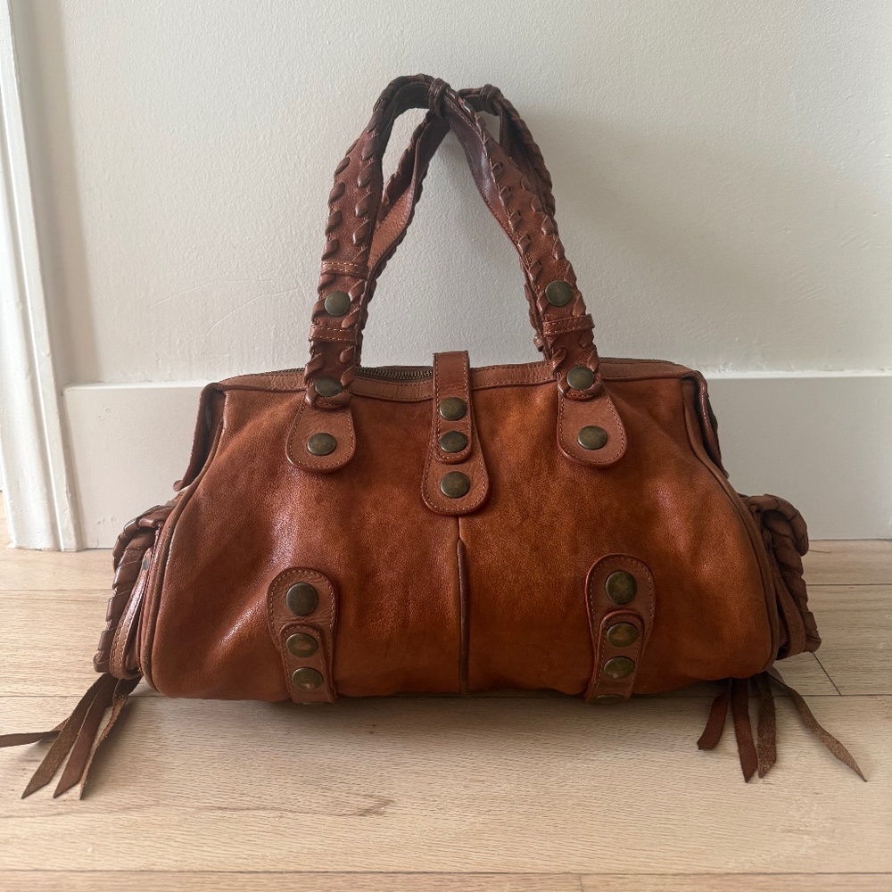 Vintage Chloe Silverado leather satchel -early 2000’s
